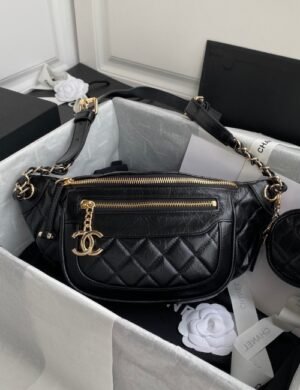 Chanel Quilted Belt Bag - Image 1