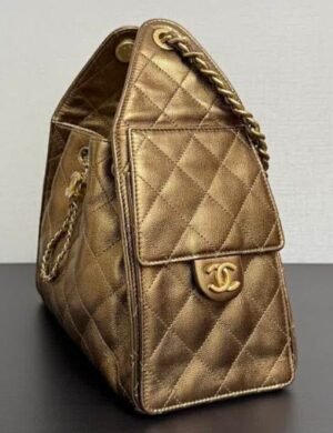 Chanel Quilted Mini Chain Bag - Image 5