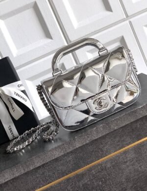 Chanel Denim Chain Flap Bag - Image 1