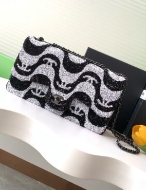 Chanel Wave Sequin Flap - Image 1