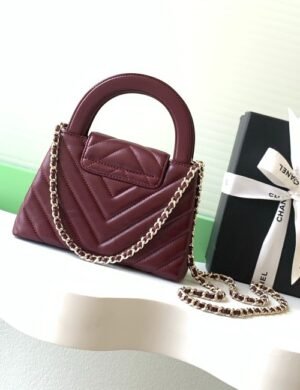 Chanel Quilted Top Handle Bag - Image 2