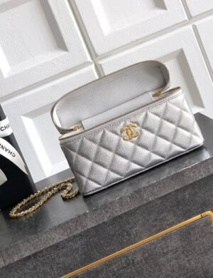 Chanel Silver Box Bag - Image 4
