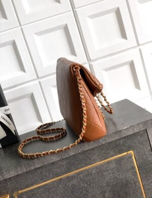 Chanel Caramel Classic Flap Bag - Image 4