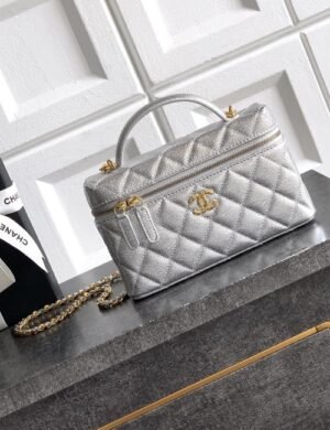 Chanel Silver Box Bag - Image 1