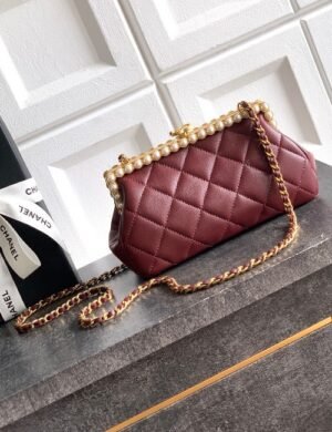 Chanel Pearl Evening Bag - Image 3
