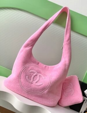 Chanel Denim Beach Tote Bag - Image 1
