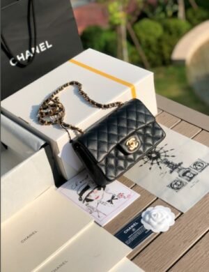 Chanel Mint Green Flap Bag - Image 2