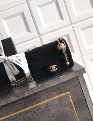 Chanel Velvet Crystal Flap - Image 1