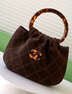 Chanel Suede Handle Bag - Image 1