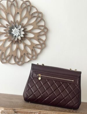 Chanel Brown Lambskin Flap - Image 2