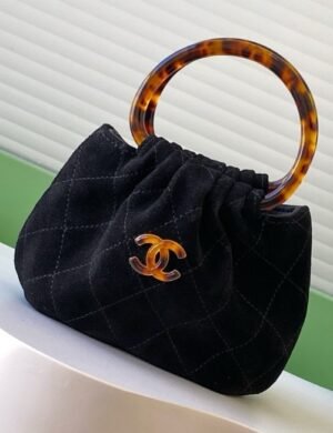 Chanel Suede Handle Bag - Image 1
