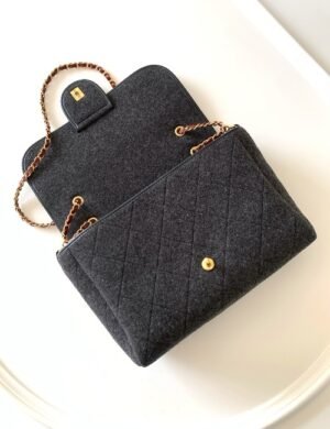 Chanel Tweed Travel Tote - Image 3
