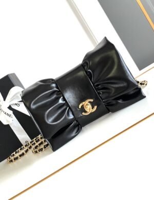 Chanel Bow Evening Bag - Image 1