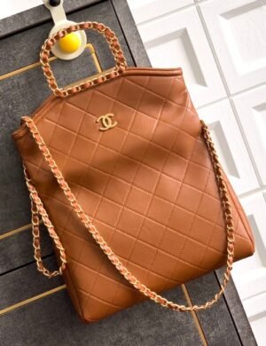 Chanel Caramel Classic Flap Bag - Image 1
