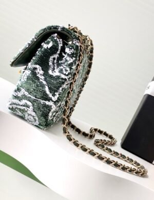 Chanel Sequin So Black Flap - Image 3