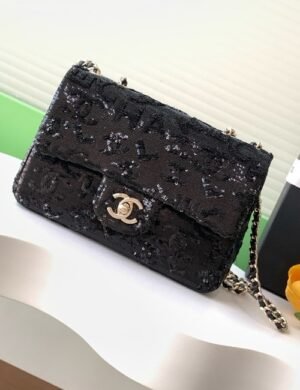 Chanel Black Letter Flap - Image 1