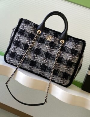 Chanel Tweed Handle Bag - Image 1