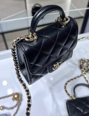 Chanel Mini Chain Wallet Bag - Image 4