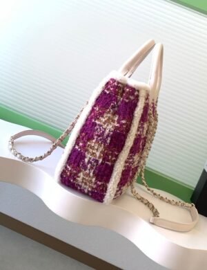 Chanel Tweed Handle Bag - Image 3