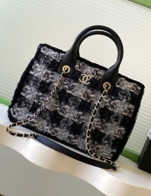 Chanel Tweed Handle Bag - Image 2