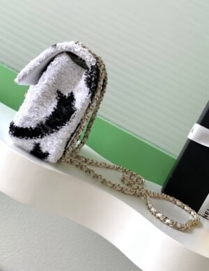 Chanel So Black Sequin Flap - Image 2