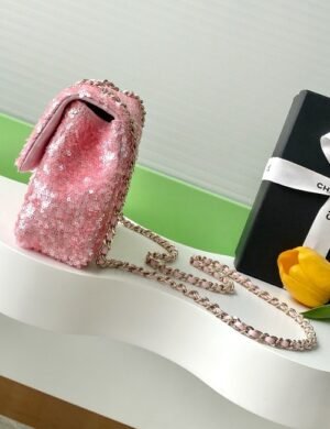 Chanel So Black Sequin Flap - Image 4