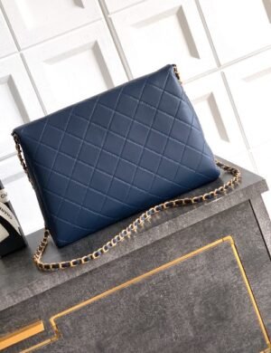 Chanel Blue Classic Flap - Image 3
