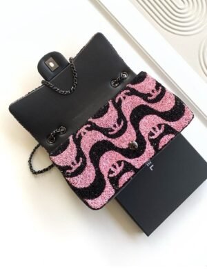 Chanel Wave Sequin Flap - Image 5