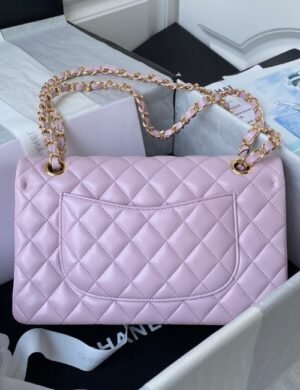 Chanel Pink Classic Flap Bag - Image 2