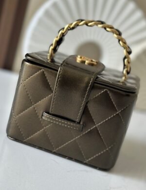 Chanel Quilted Drawstring Bucket Bag - Image 1