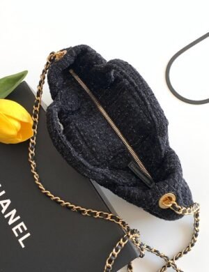Chanel Tweed Bow Bag - Image 4
