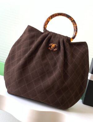 Chanel Suede Handle Bag - Image 1