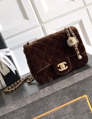 Chanel Velvet Crystal Flap - Image 1