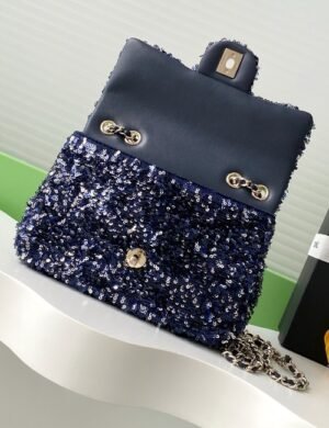 Chanel So Black Sequin Flap - Image 2
