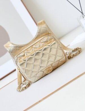 Chanel Quilted Chain Vanity Bag - Image 1