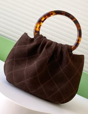 Chanel Suede Handle Bag - Image 4