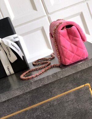 Chanel Velvet Crystal Flap - Image 4