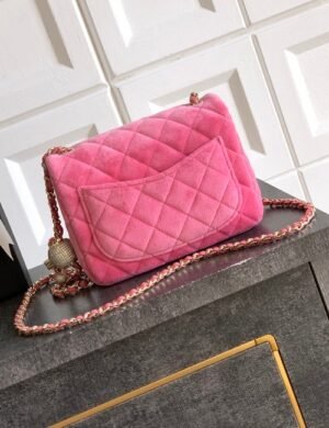 Chanel Velvet Crystal Flap - Image 2