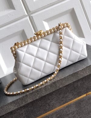 Chanel Pearl Evening Bag - Image 1