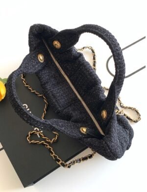 Chanel Tweed Bow Bag - Image 2