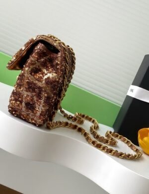 Chanel Sequin So Black Flap - Image 3