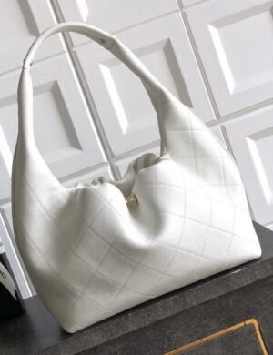 Chanel Camel Suede Hobo Bag - Image 3