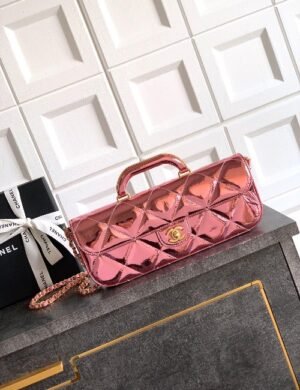 Chanel Patent Handle Flap Bag - Image 2