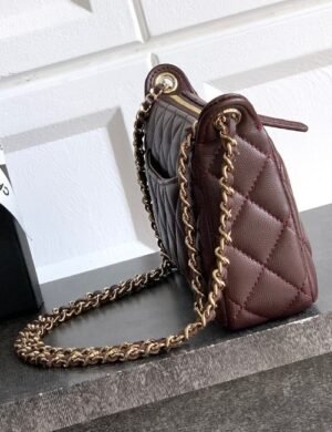 Chanel Coffee Brown Mahjong Bag - Image 2
