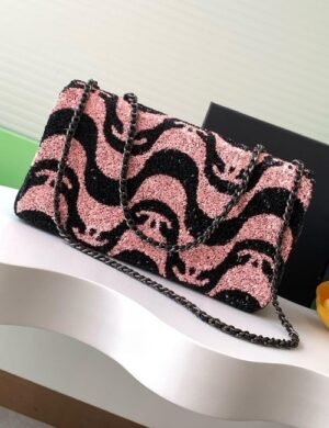 Chanel Wave Sequin Flap - Image 2